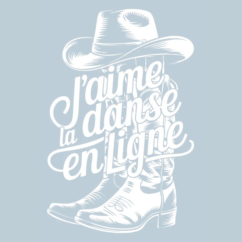 Botte Cowboy et lettrage fluide