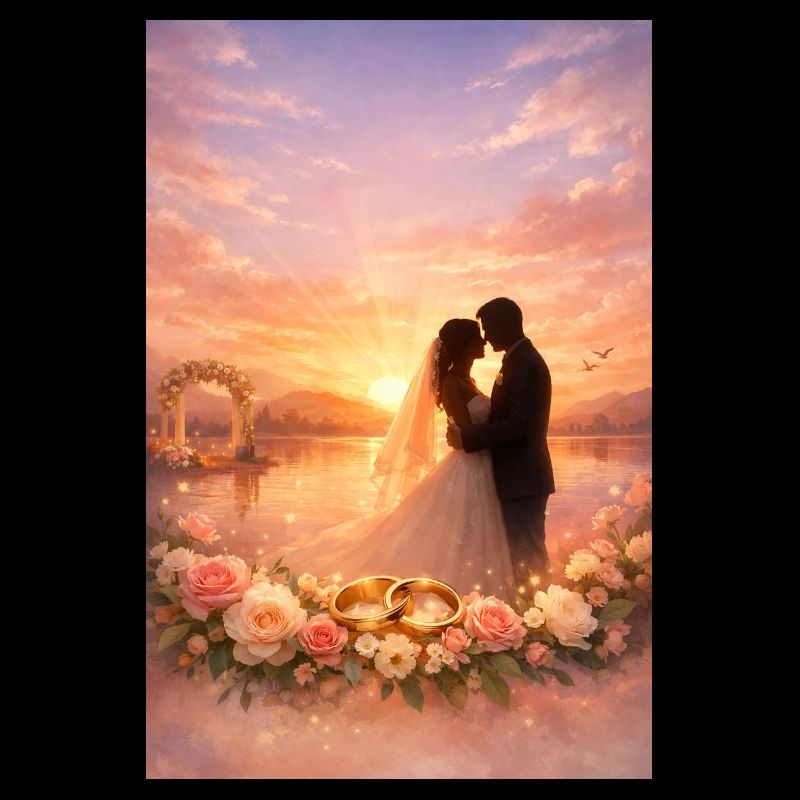 Sonnenuntergang Hochzeitsträume