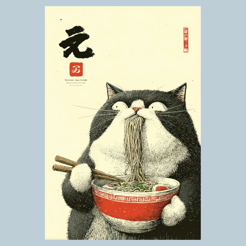 Noodle Cat Feast