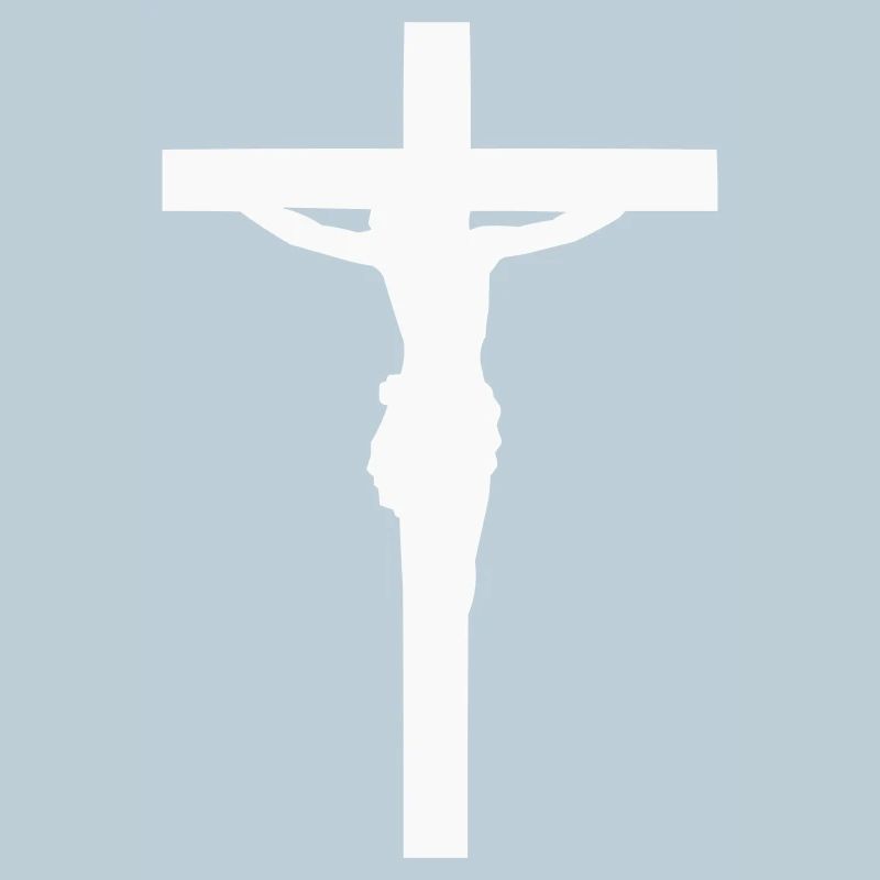 Jésus silhouette de croix