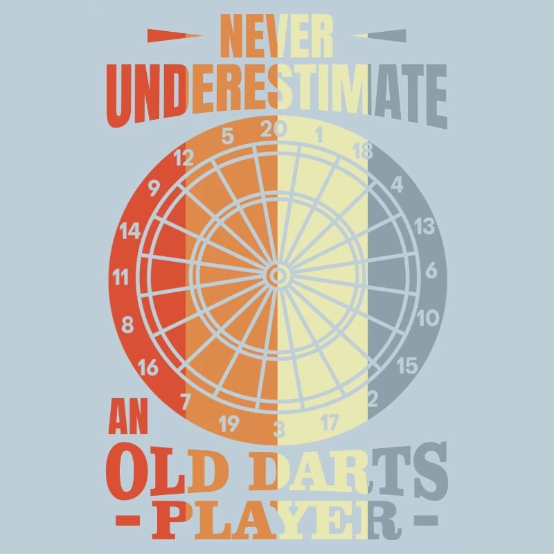 Dartspieler Opa