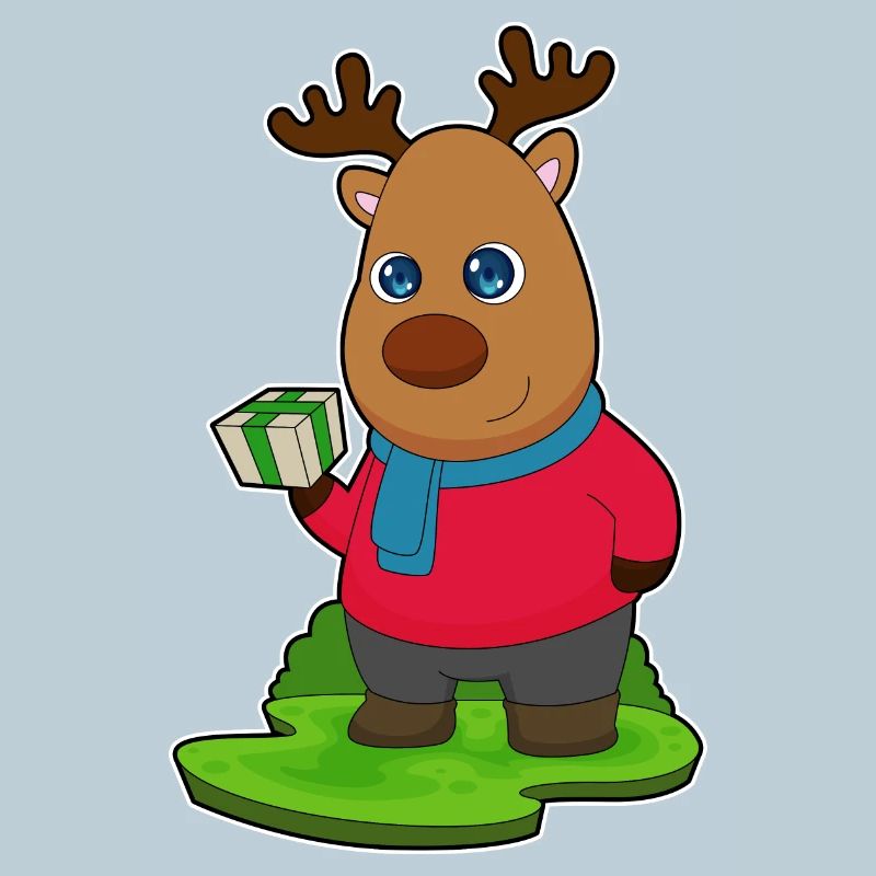 Reindeer Christmas Package
