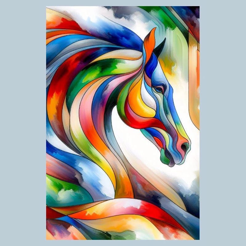 Cheval abstrait