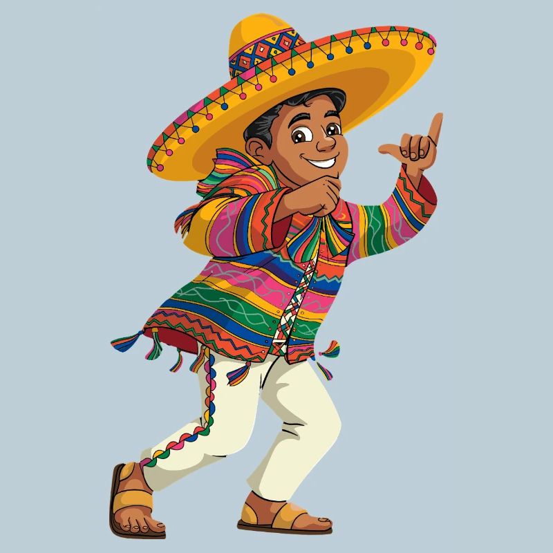 Danse Sombrero Colorée Tradition Mexicaine