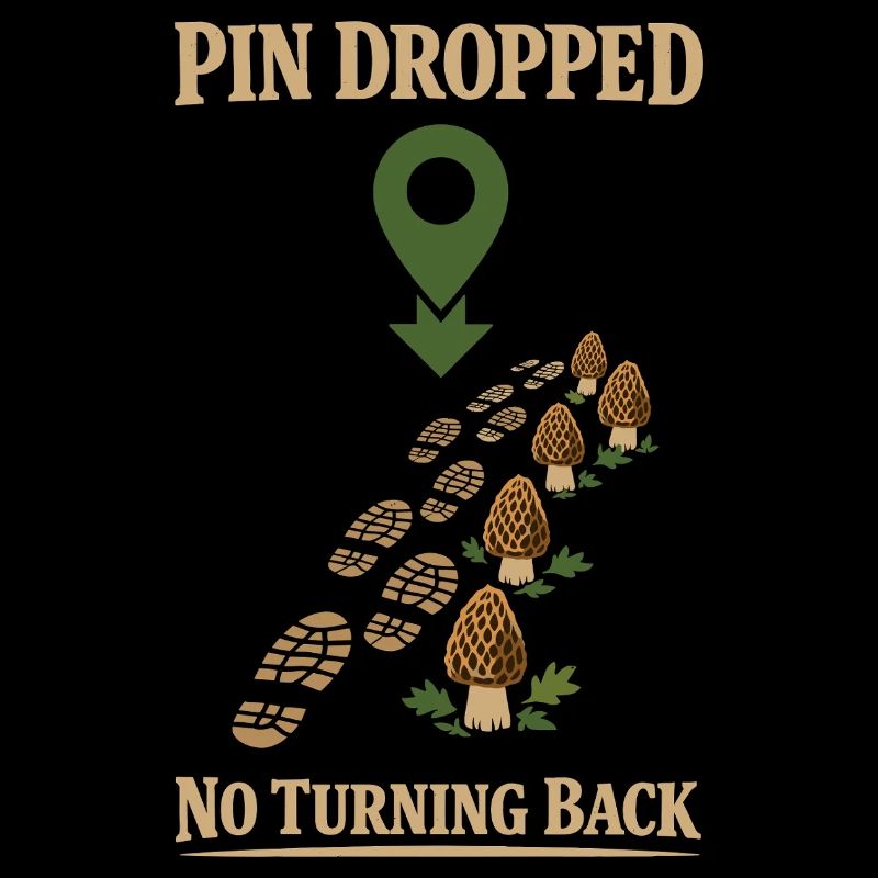 Morchelpilz-jäger Wilde Morchelpilze Auf