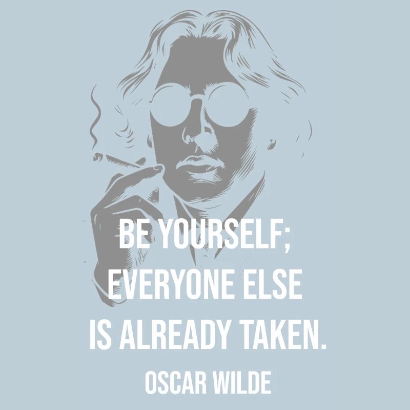 Be Yourself Oscar Wilde Tee