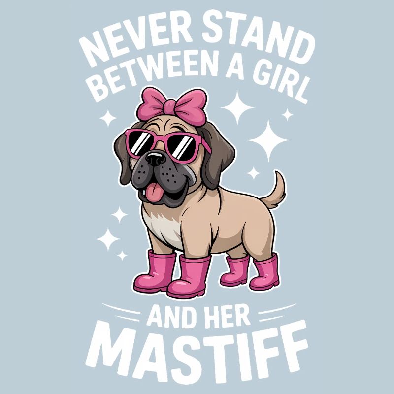 Mastiff Sprüche Mädchen Lustiges Mastiff Geschenk