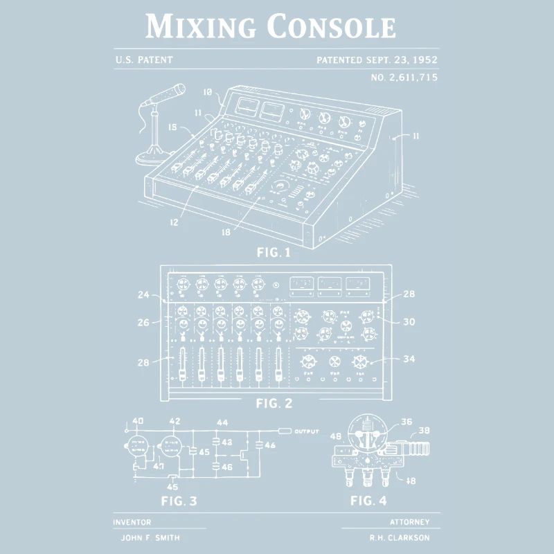 Blueprint-Mischpult