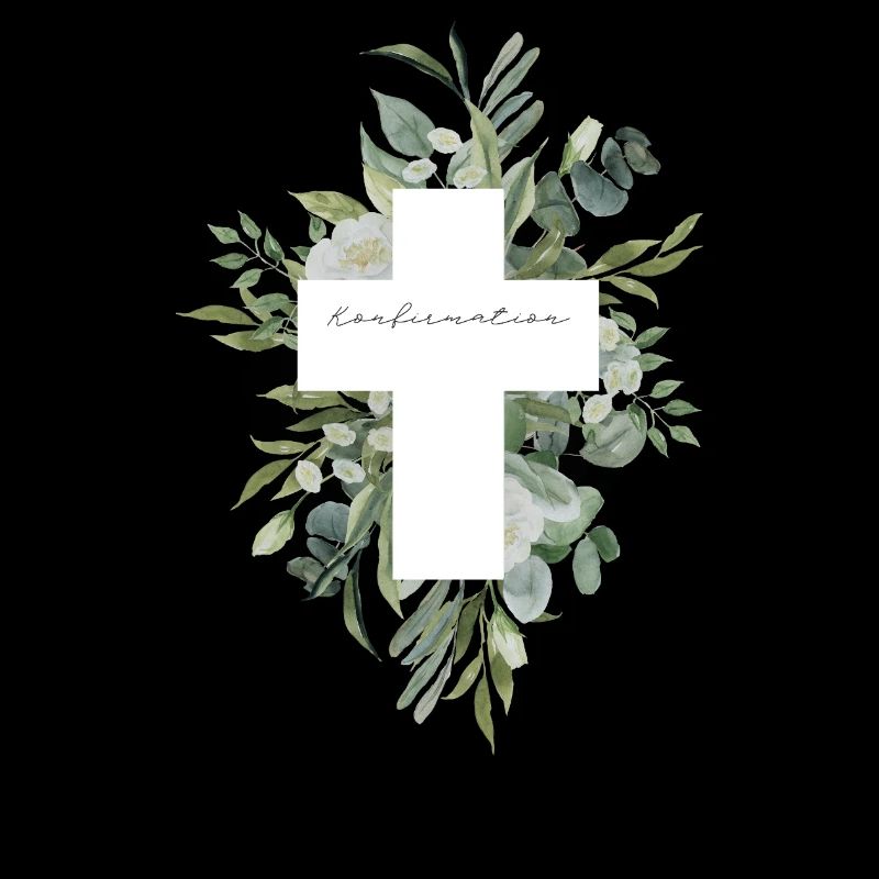 Confirmation Gift – Floral Cross Design