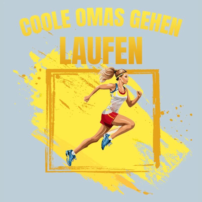 Coole Omas gehen Laufen