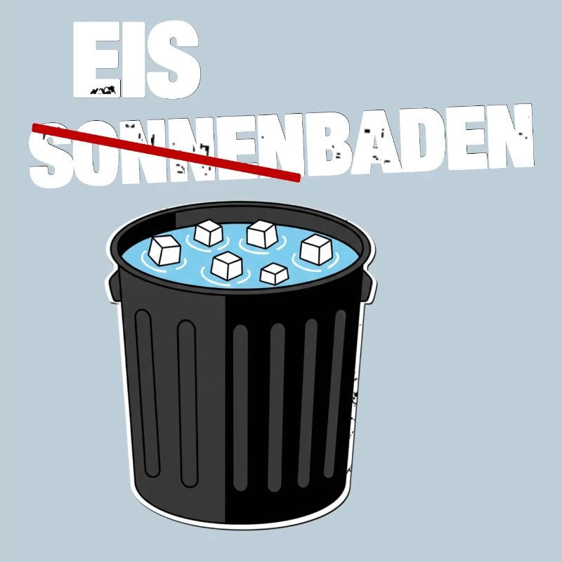 Eis statt Sonnenbaden