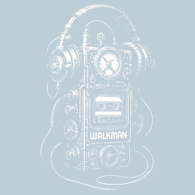 Retro steampunk Walkman