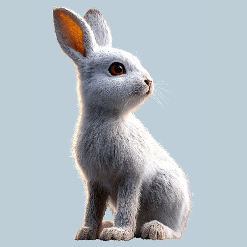 Mountain Rabbit Arctic Hare Albino Rabbit White Rabbit