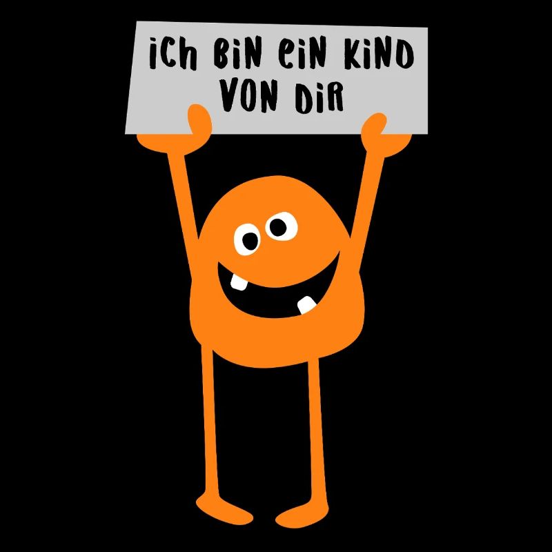 Monster Kind Comic lustig Ungeheuer Kinder Eltern