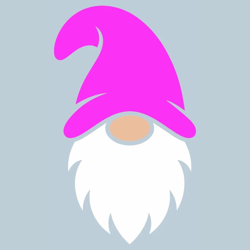 Rosa Hut Weihnachtszwerg