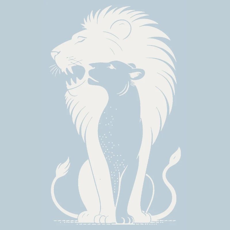 Silhouette du Lion Royal