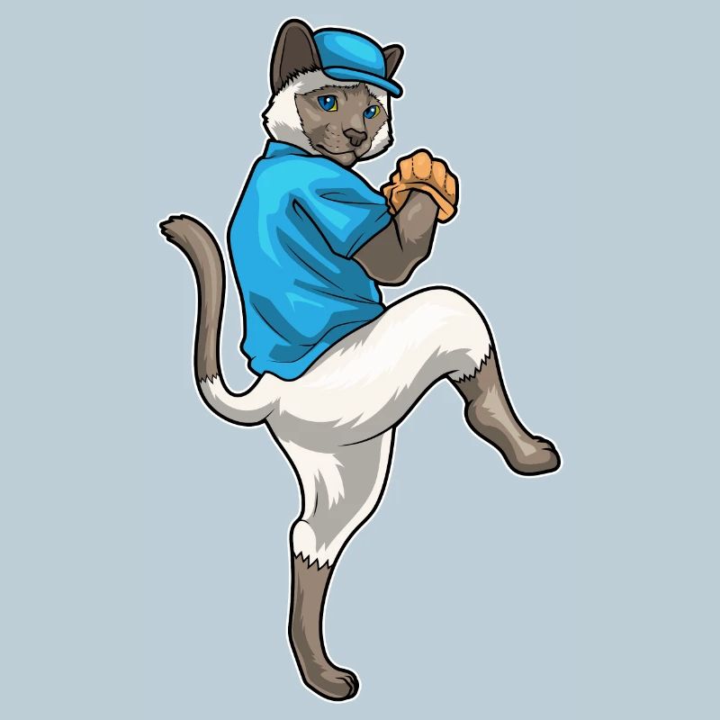 Gant de baseball Siamese Cat