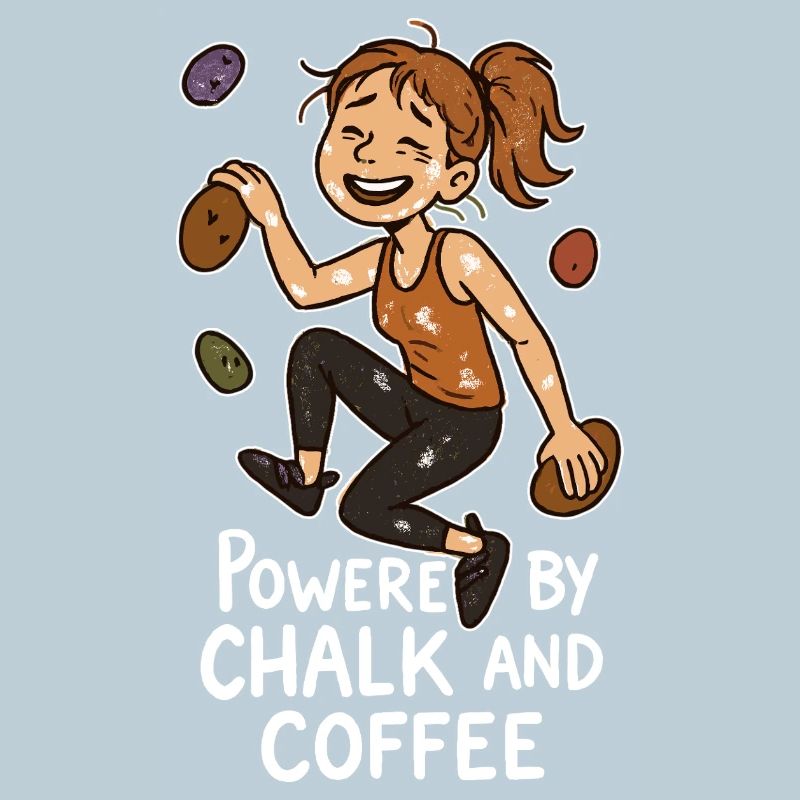 Bouldering, Chalk & Coffee: Tired Climber Comic