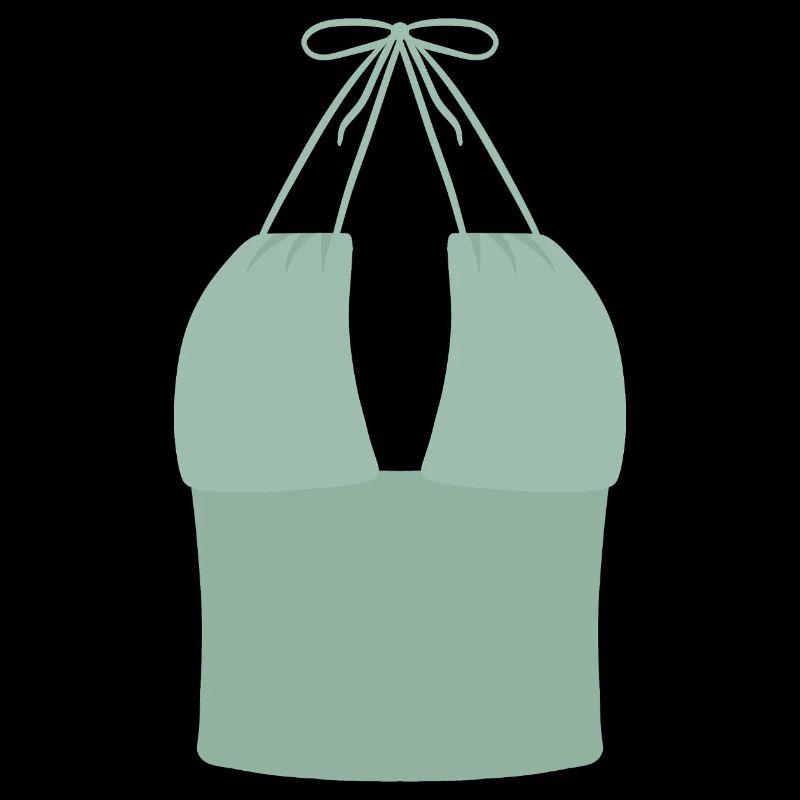 Haut bikini Mint Halter
