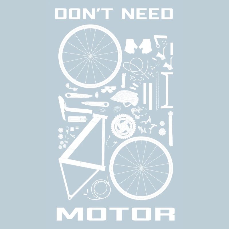 Brauchen Sie keinen Motor, nur Ihre Beine!