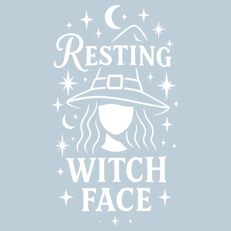 Ruhendes Hexengesicht Halloween Kostümdesign