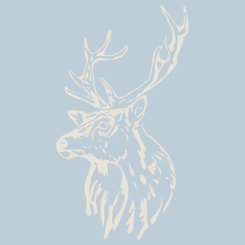 Tête de cerf [Blanc]