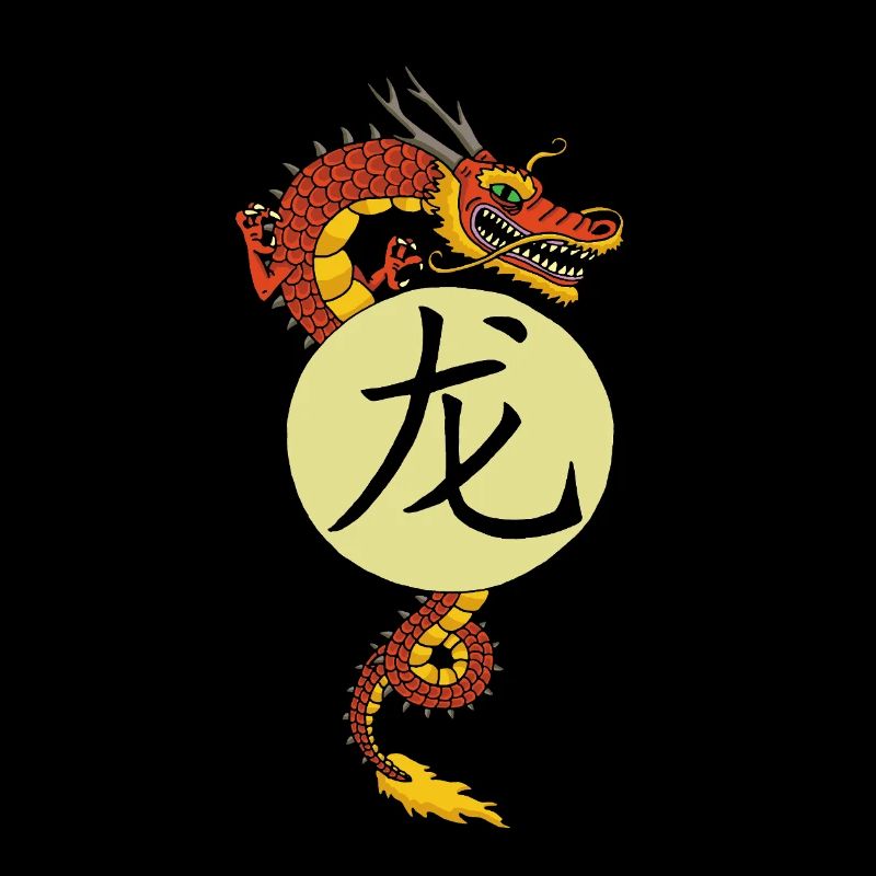 Dragon rouge chinois