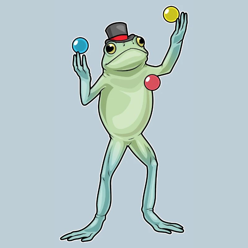 Jongleur grenouille jongleur