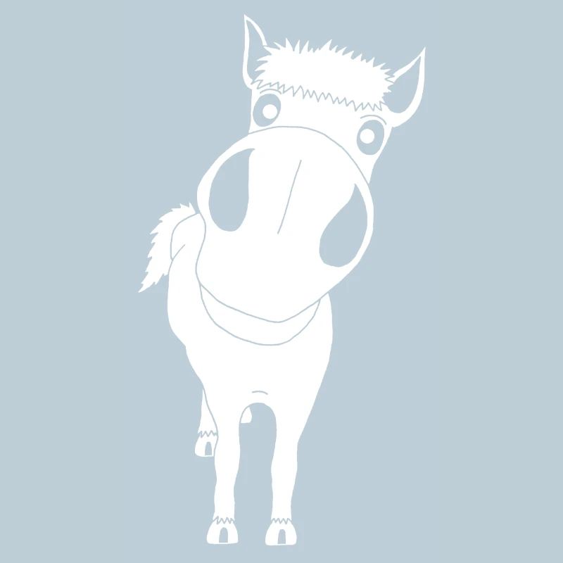 Gros plan sur un cheval blanc