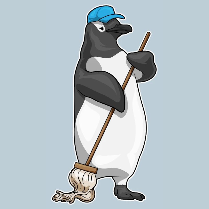 Penguin Cleaner Mop Mob