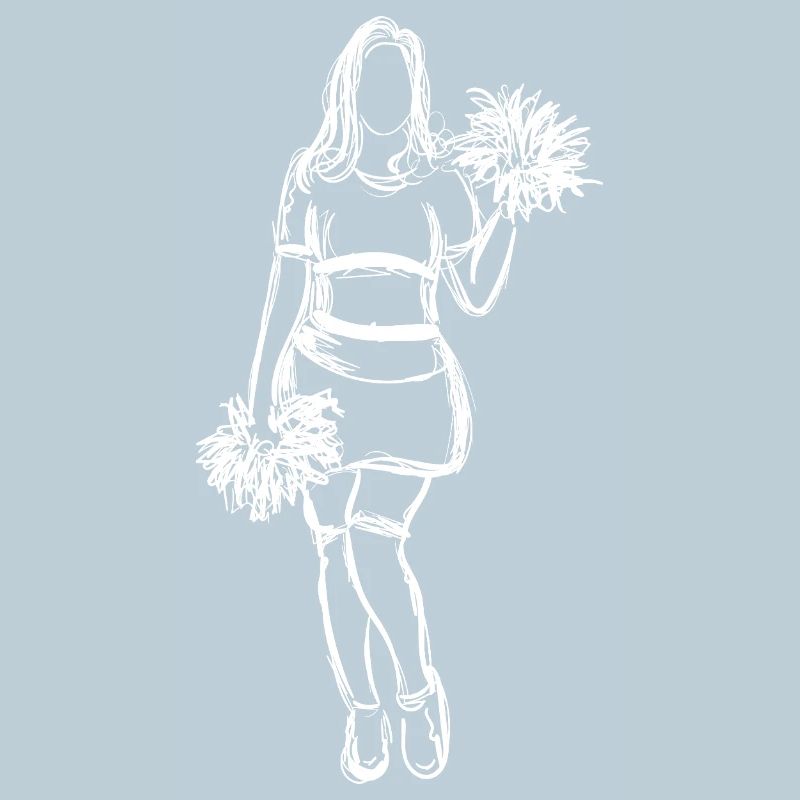 Cheerleader Drawing