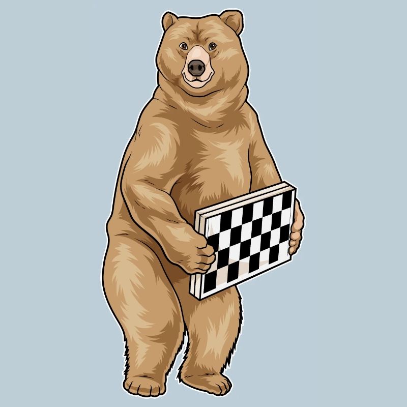 Bear Chessboard Chess Board Game