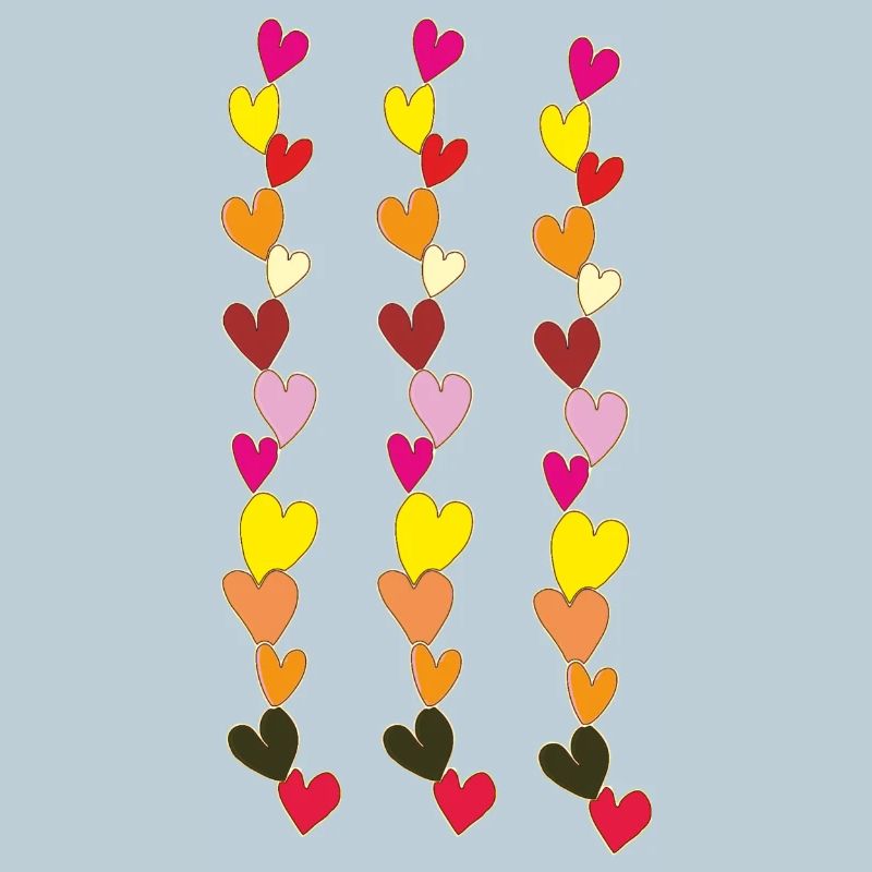 Heart Necklaces Multicolored 2