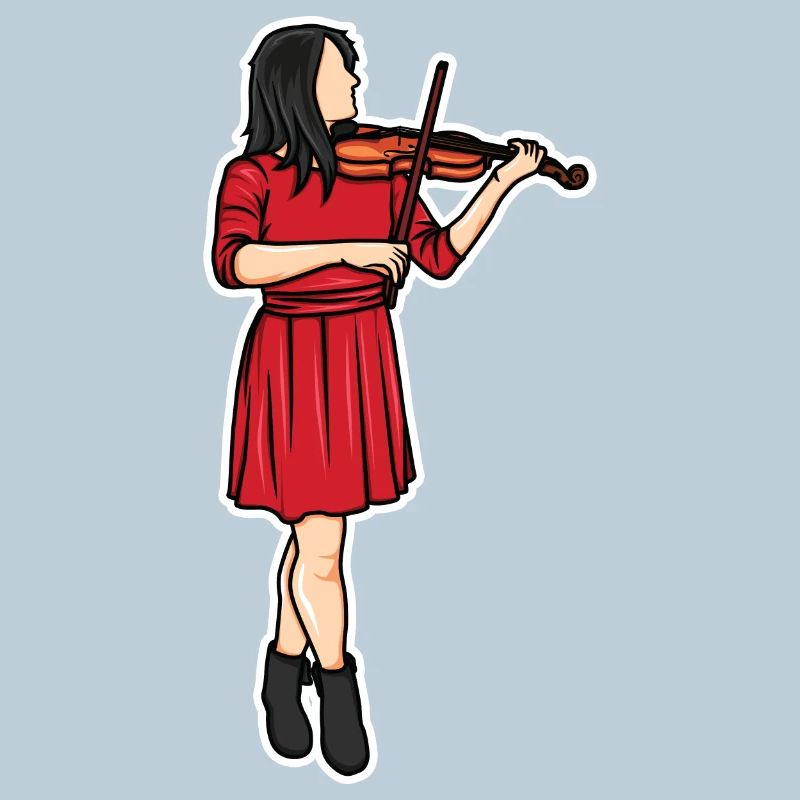 Violinist Drawing