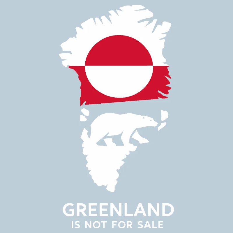 Greenland Polar Bear Flag Arctic Nature Gift