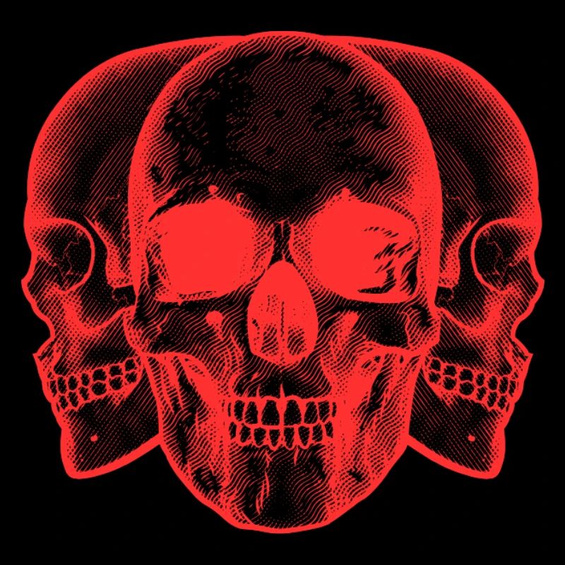 Red skulls