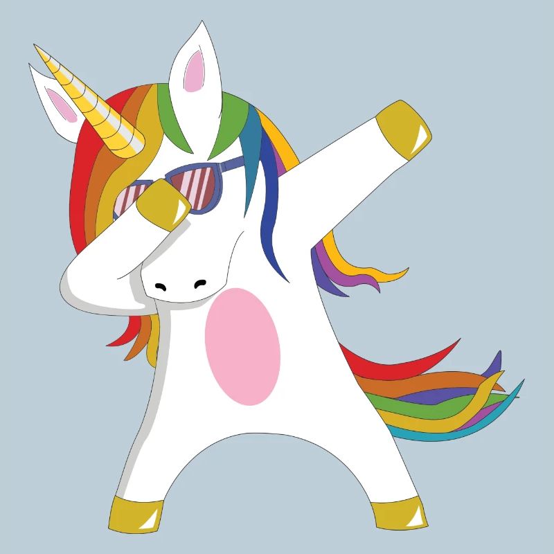 Dabbing Unicorn Geschenkidee dabbendes Einhorn Dab