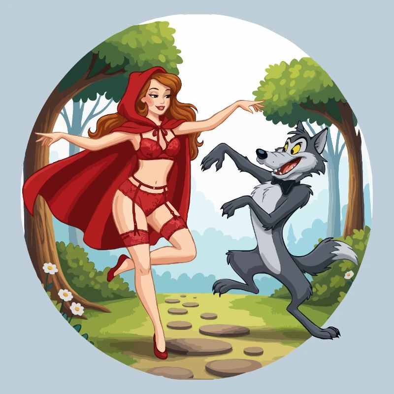 Roodkapje_danst_met_wolf