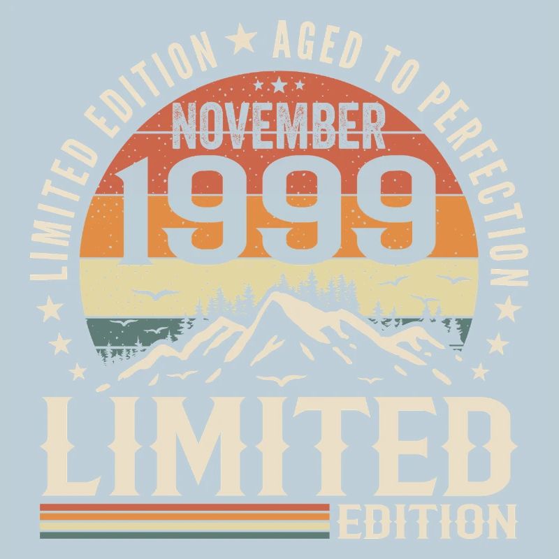 November 1999 Unique Retro Birthday