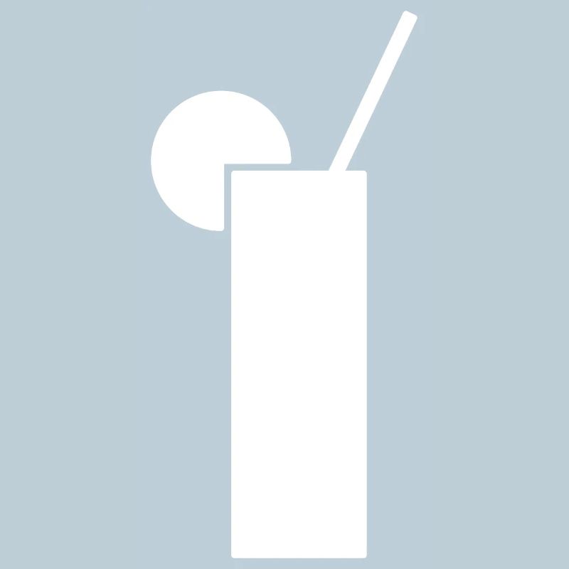 Boisson - Motif T-shirt blanc