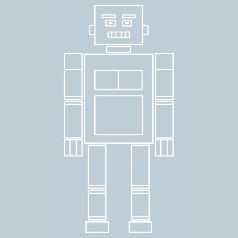 Robot / Blanc / Réduit