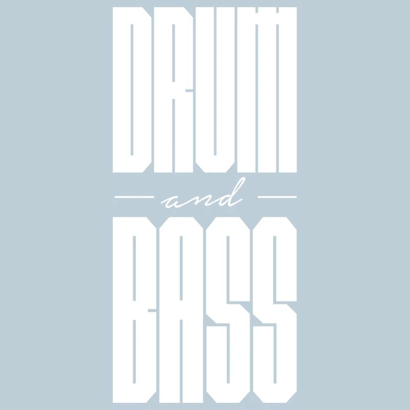 Conception audacieuse du logo Drum and Bass