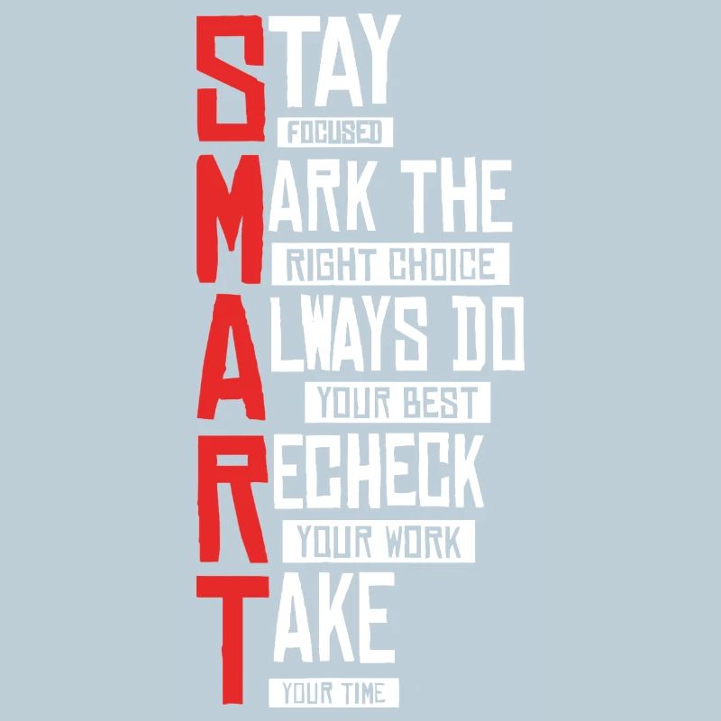 Fettgedruckter SMART Typografie-Stack