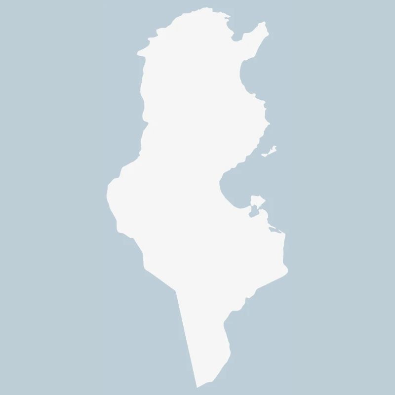 Tunisia Silhouette Country