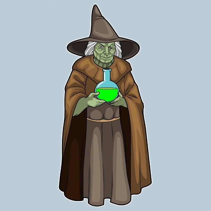 Witch Halloween Magic Potion