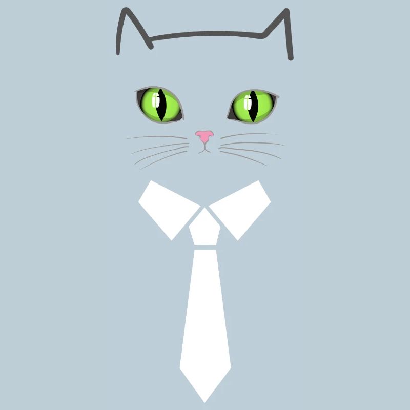 Chat d’affaires en costume