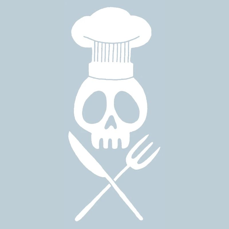 Crâne de cuisinier (blanc)