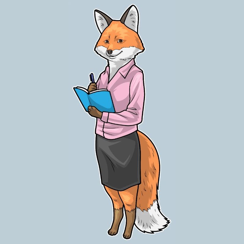 Bureau du carnet de notes du secrétaire Fox