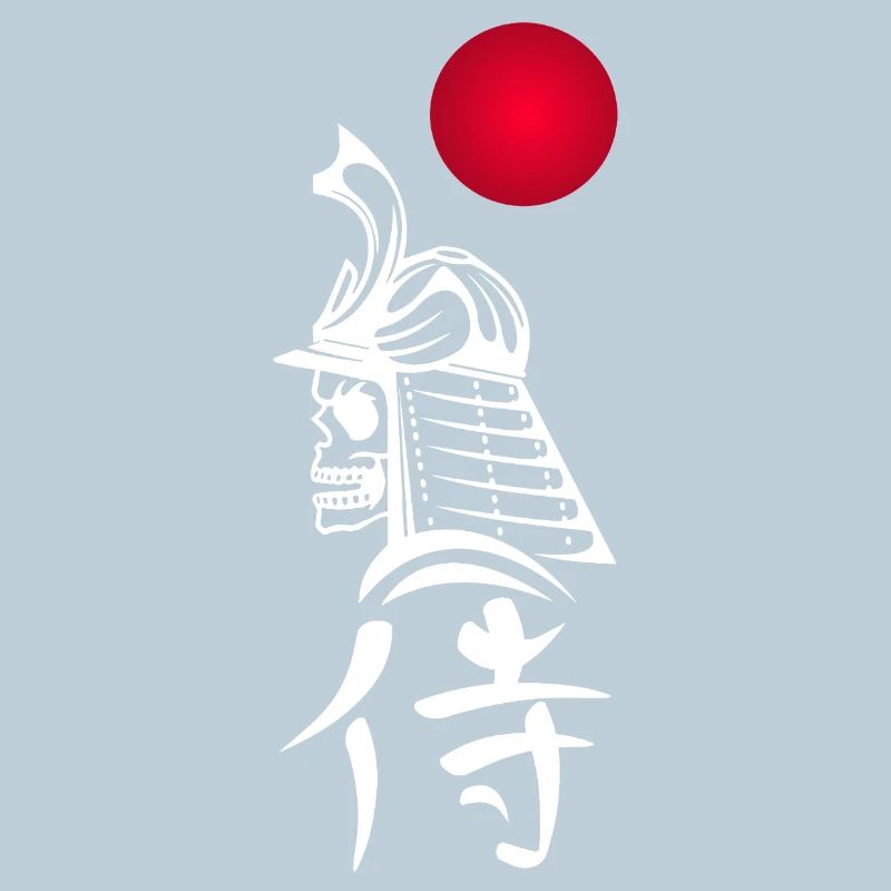 Weißer Samurai und Rote Sonne
