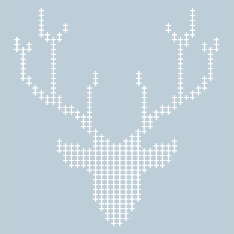 Bois de cerf pixel